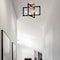 Designers Fountain 14.75in Xander 4-Light Aged Warm Brass Ceiling Light Semi Flush Mount 92811-AWB - alternate 2